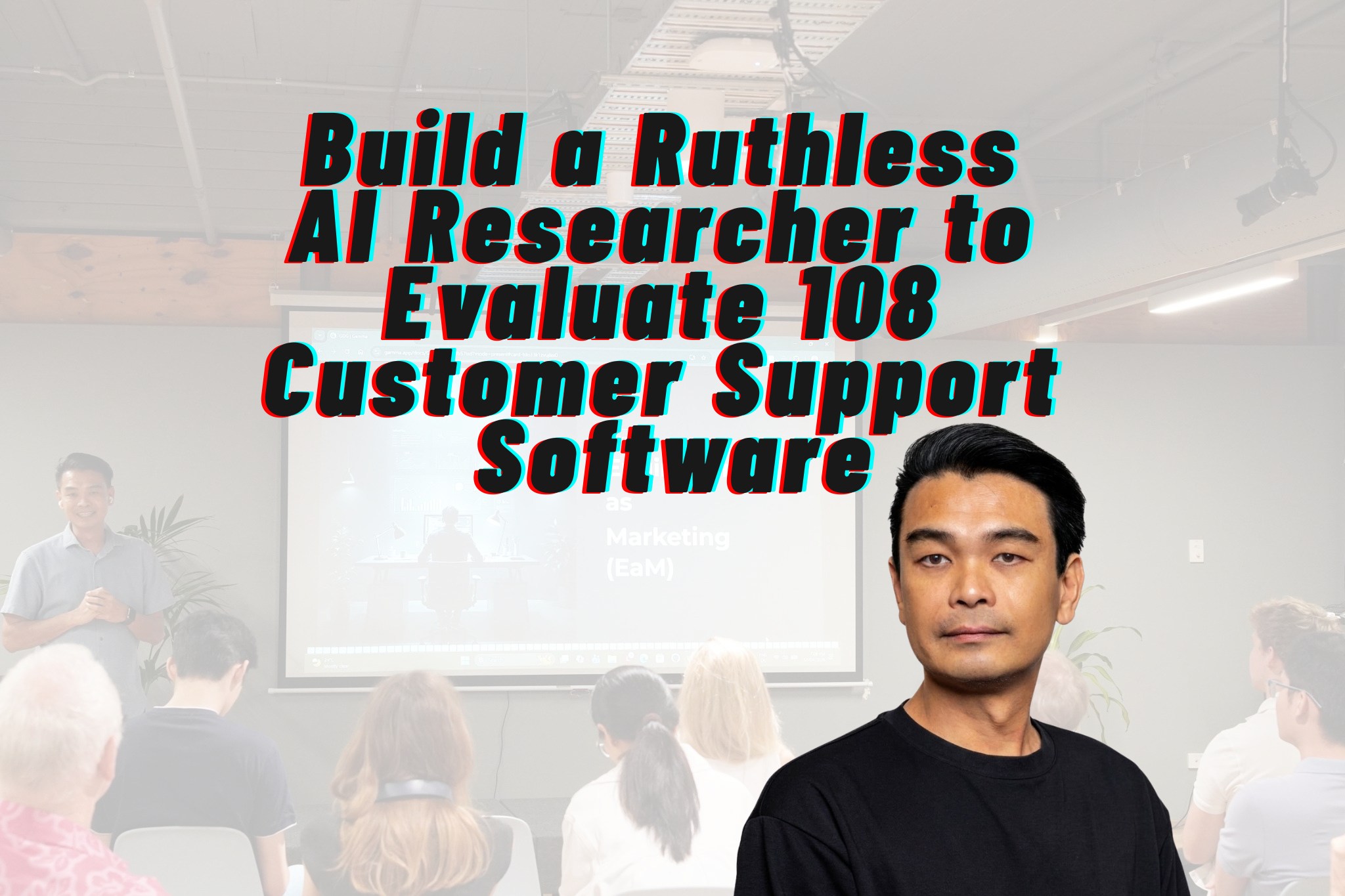Build a Ruthless AI Researcher to Evaluate 108 Customer Support Software